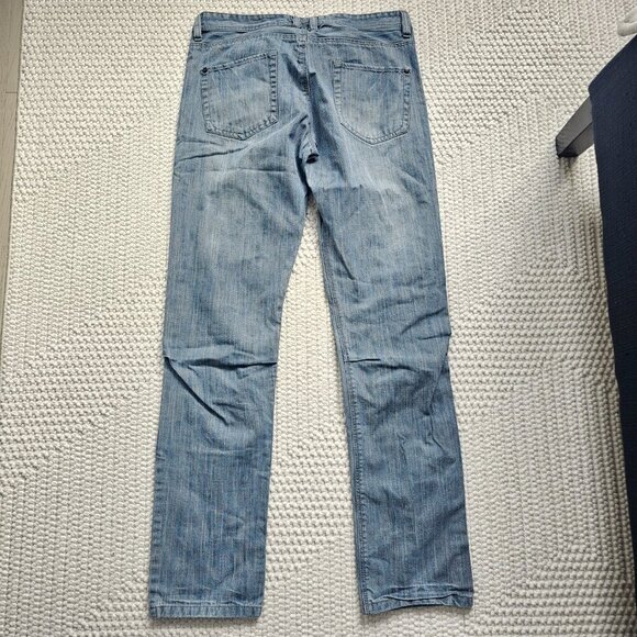 Heritage 1981 Men's Straight Button Up Jeans, Size 32, Light wash - Picture 2 of 15